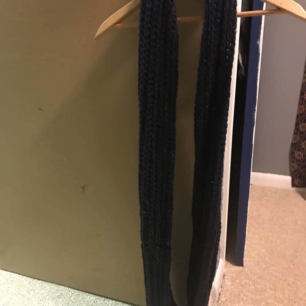 Navy blue infinity scarf